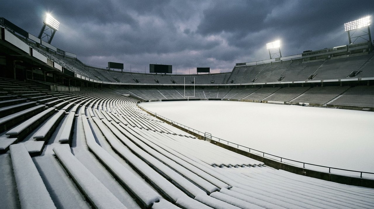 Snow In Denver Patriots Beat Broncos 10-7 in Snowy AFC Championship Game